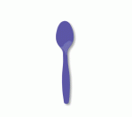 Purple Premium Plastic Spoons 24 pcs/pkt